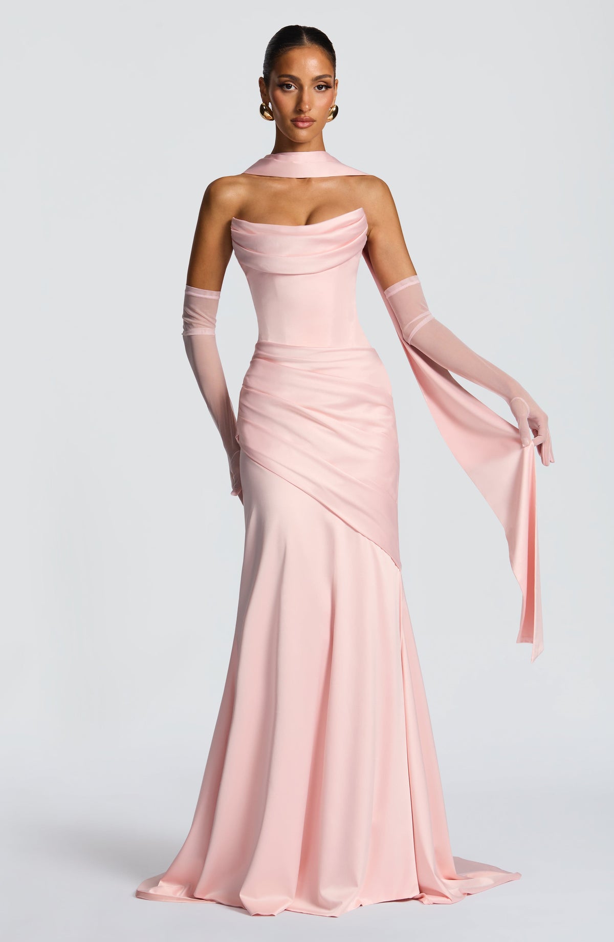 Sybil Scarf - Blush - Napalia