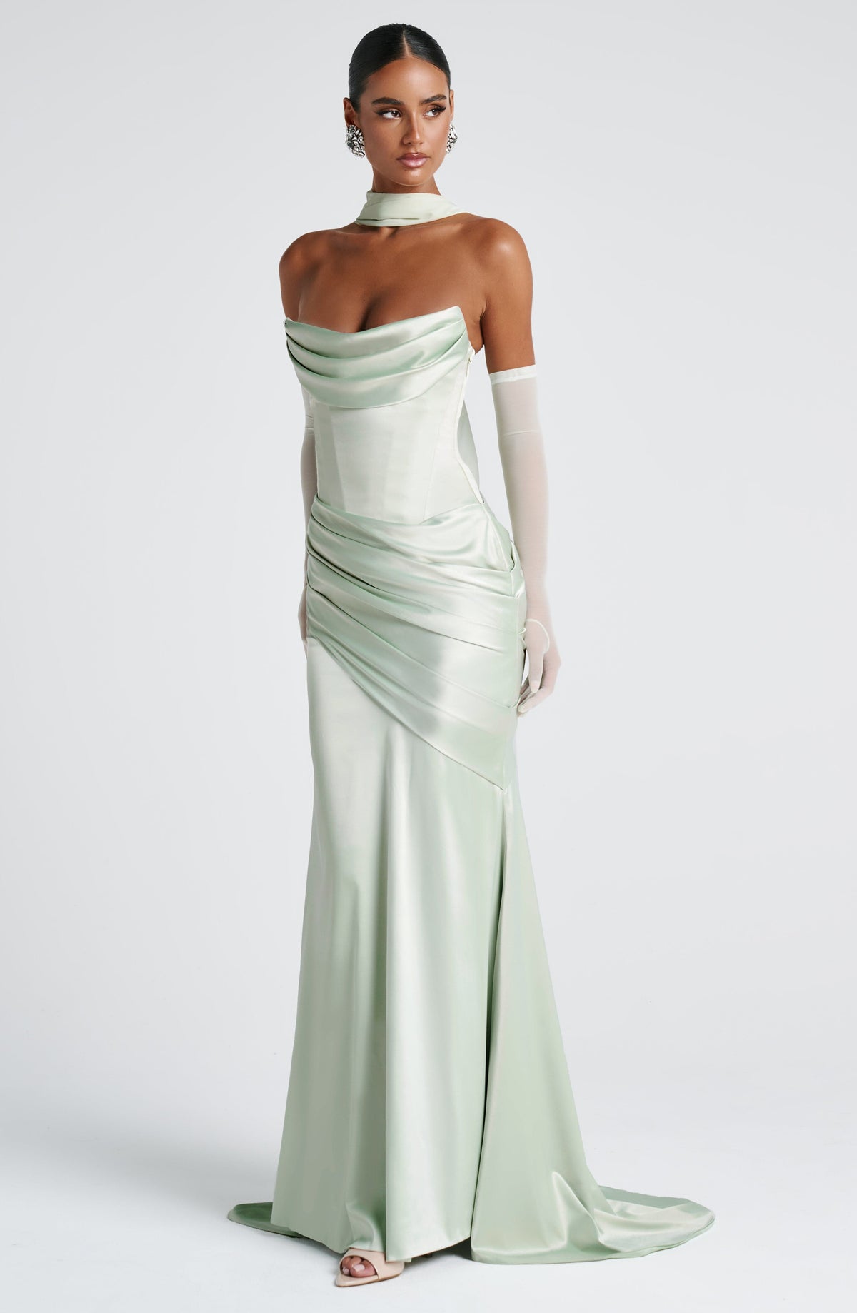 Sybil Scarf - Mint - Napalia