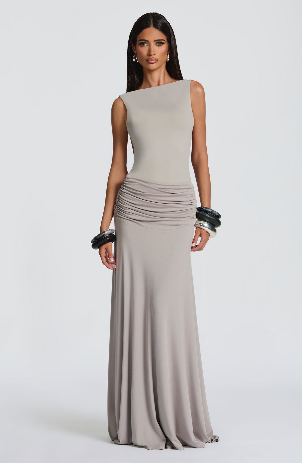 Tori Bodysuit - Light Grey - Napalia