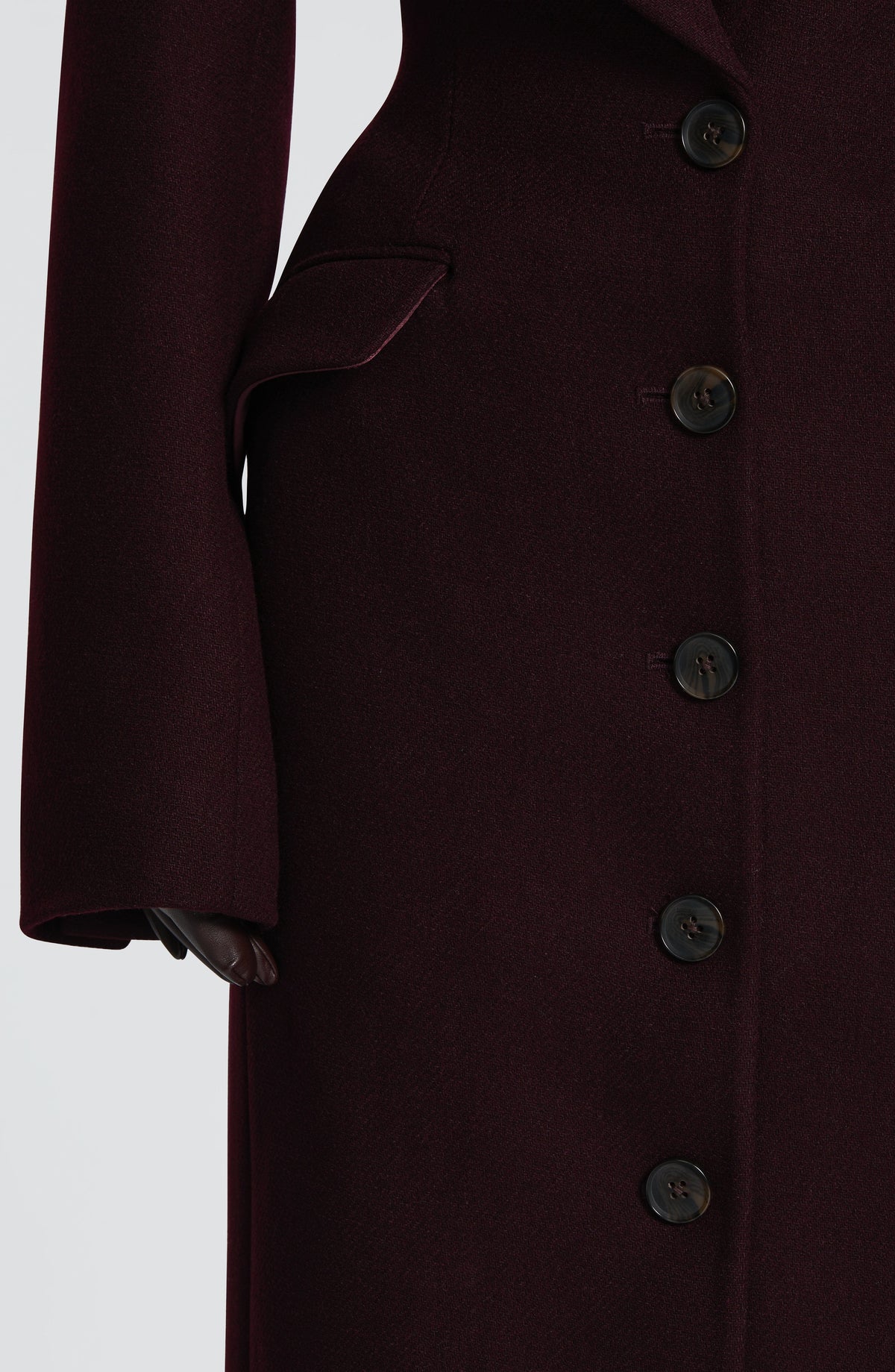 Ursula Coat - Plum - Napalia