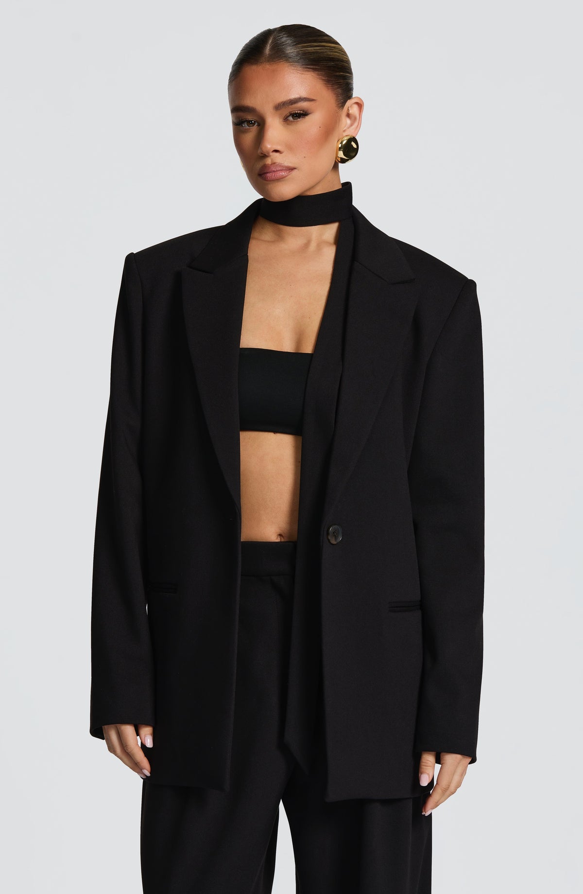 Vinnie Scarf - Black - Napalia