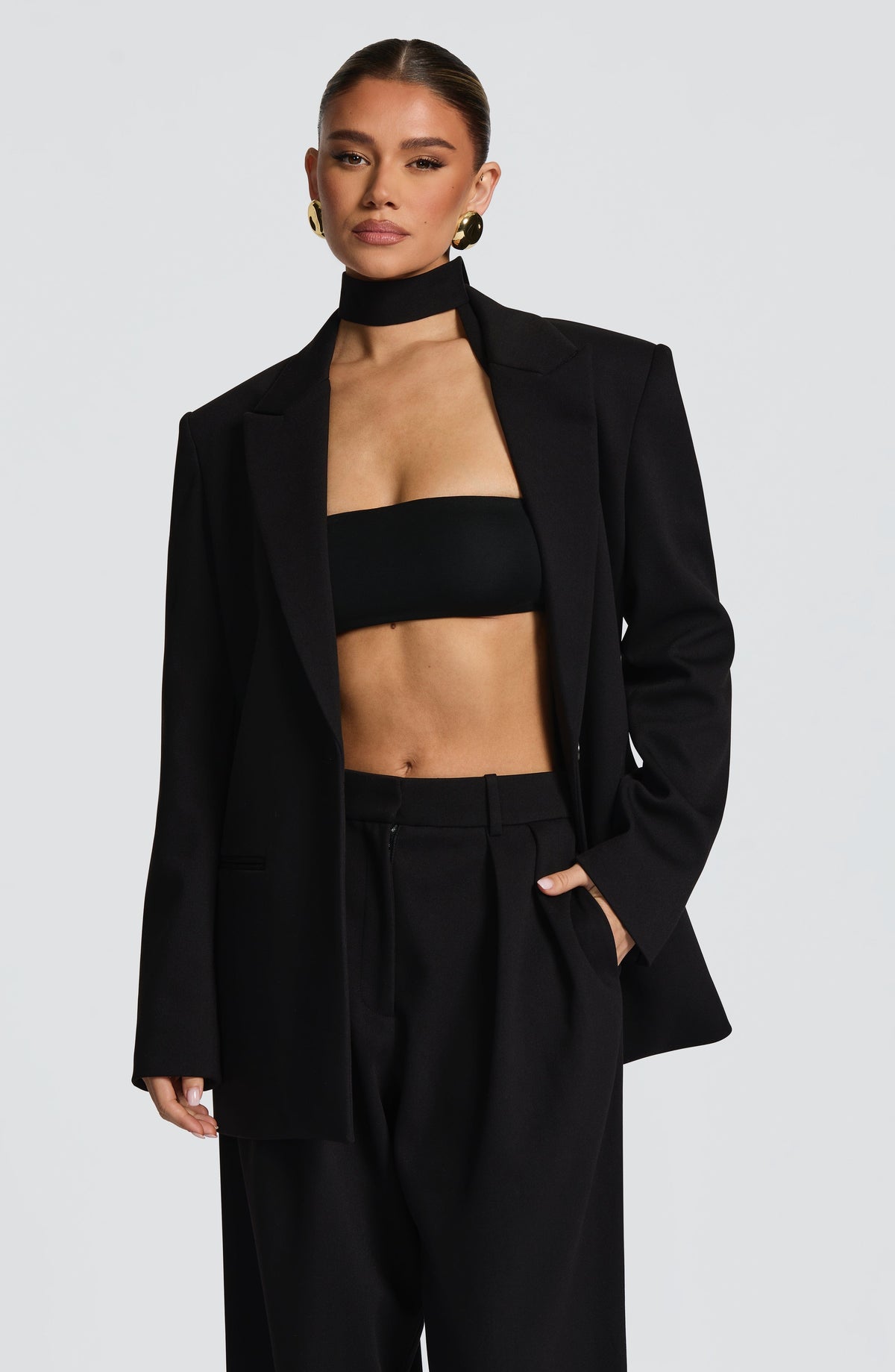 Vinnie Scarf - Black - Napalia