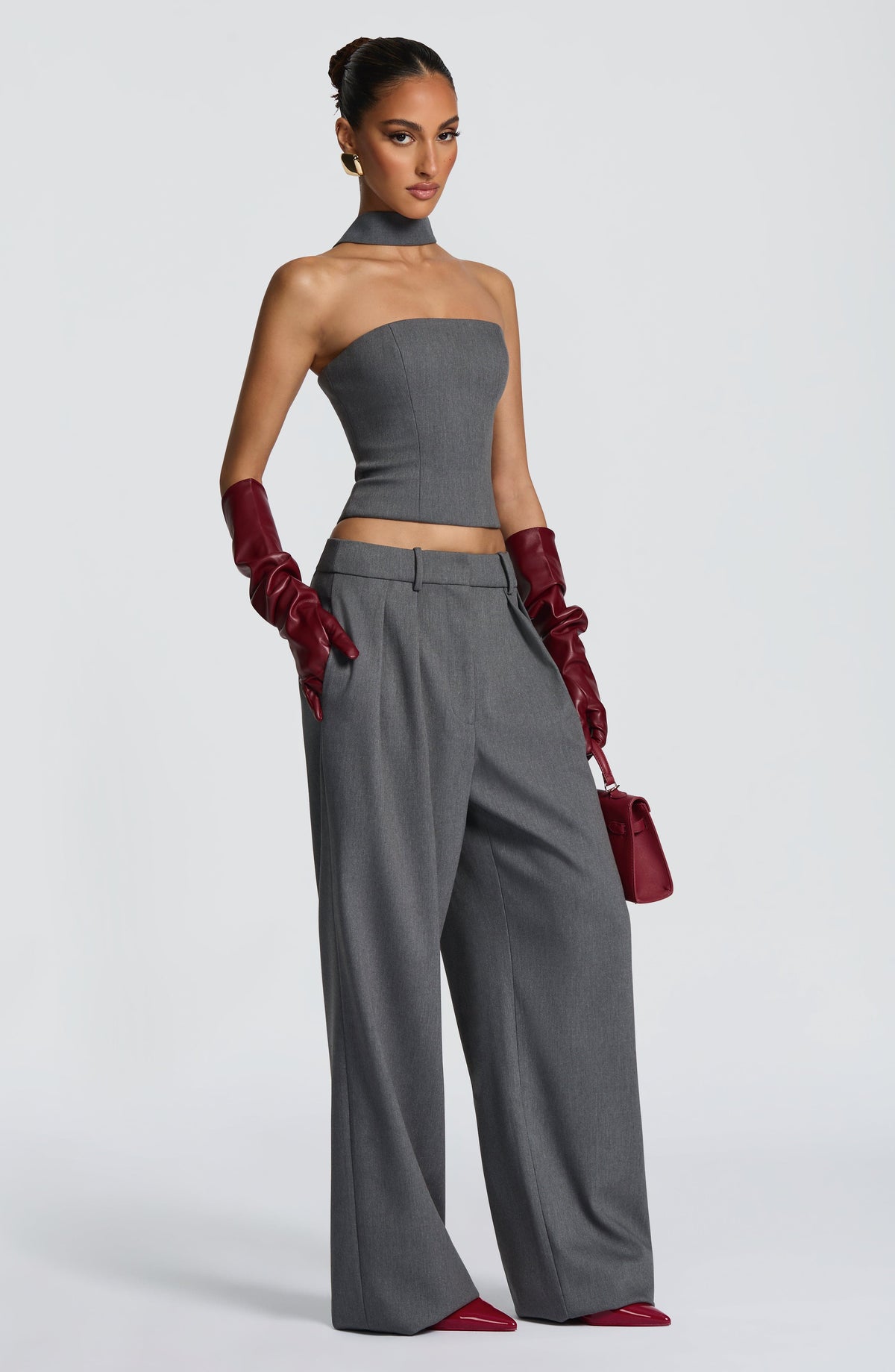 Vinnie Scarf - Grey Marl - Napalia