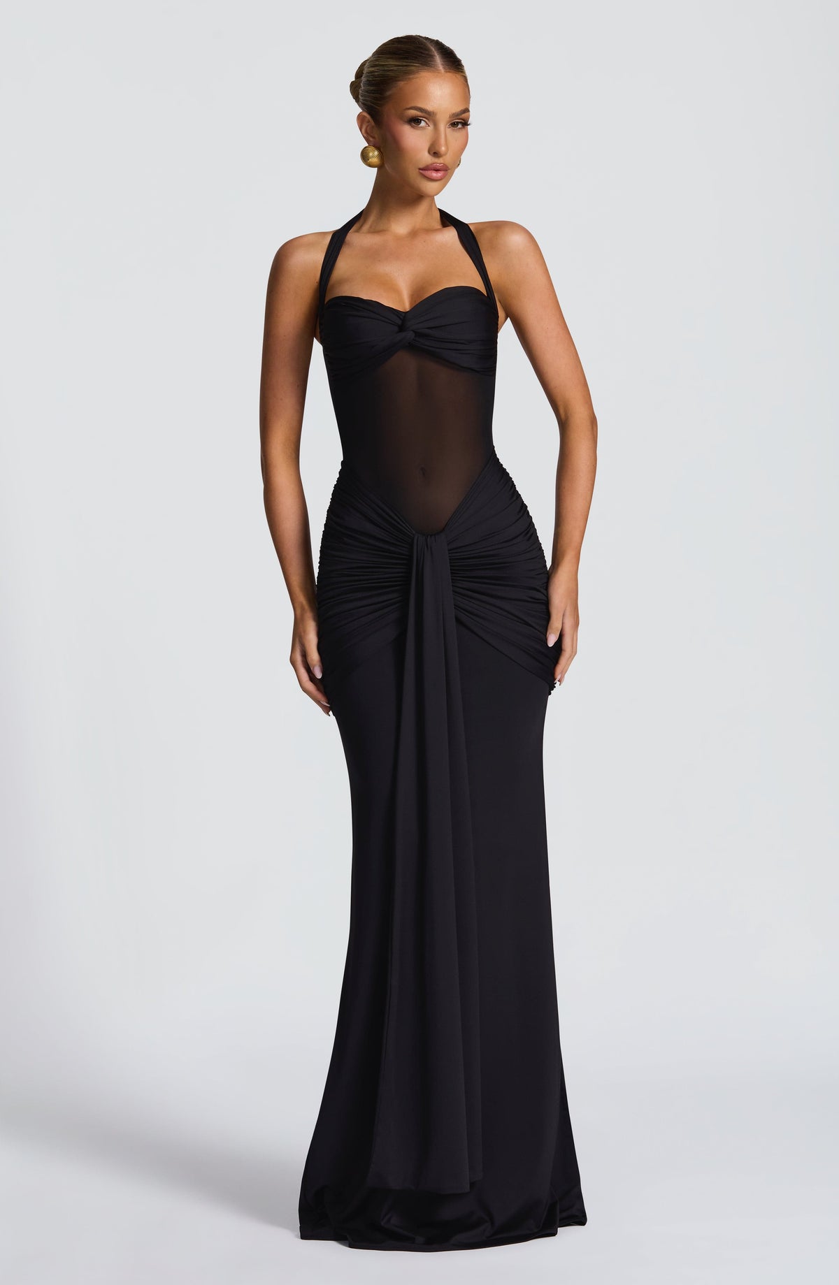 Vixen Maxi Dress - Black - Napalia