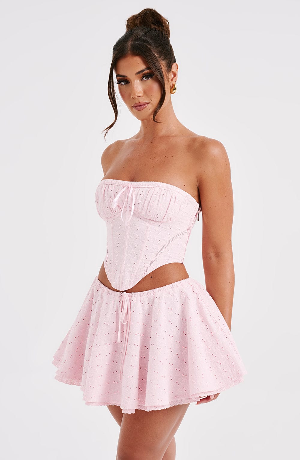 Winnie Mini Skirt - Blush - Napalia