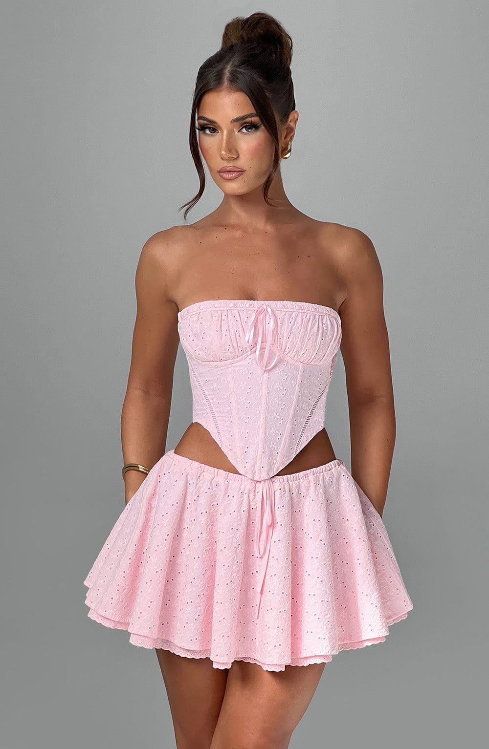 Winnie Mini Skirt - Blush - Napalia