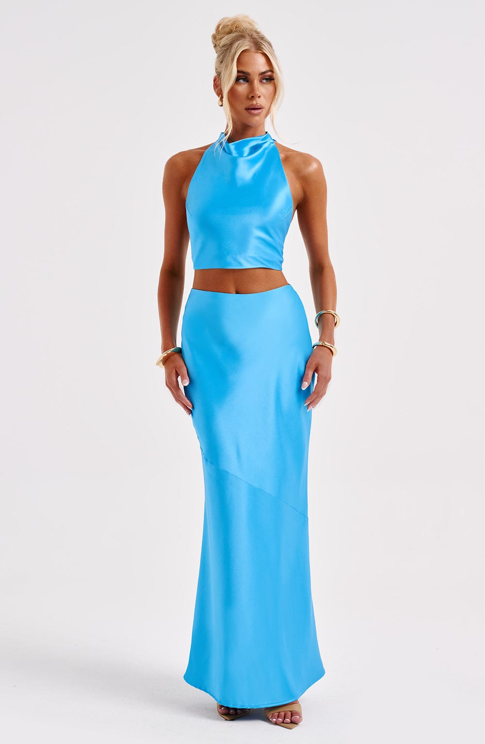Zaylee Maxi Skirt - Blue - Napalia