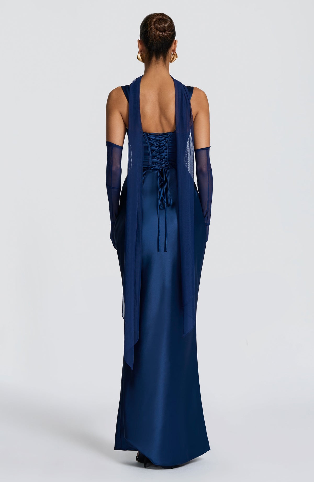 Ayla Scarf - Navy - Napalia