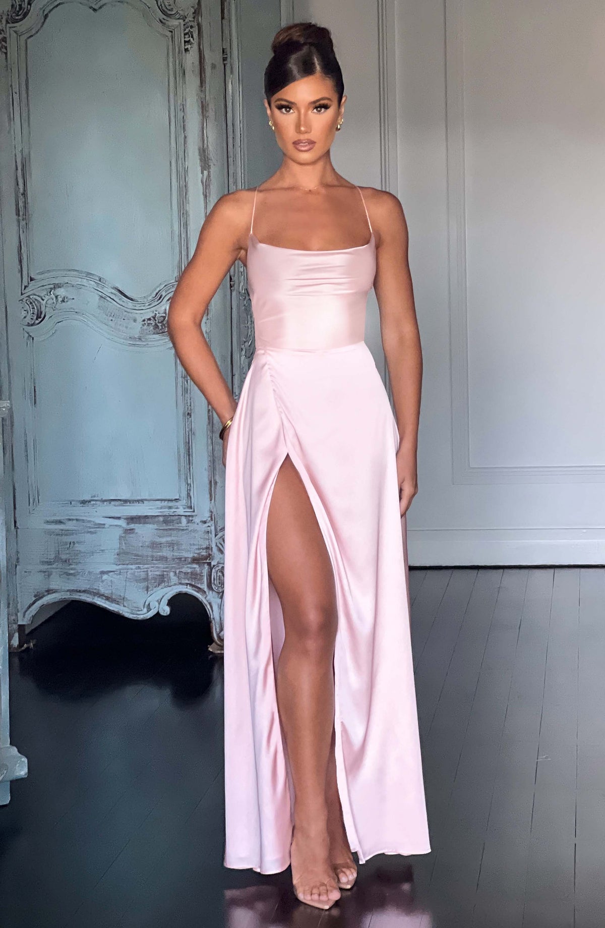 Bethany Maxi Dress - Blush - Napalia