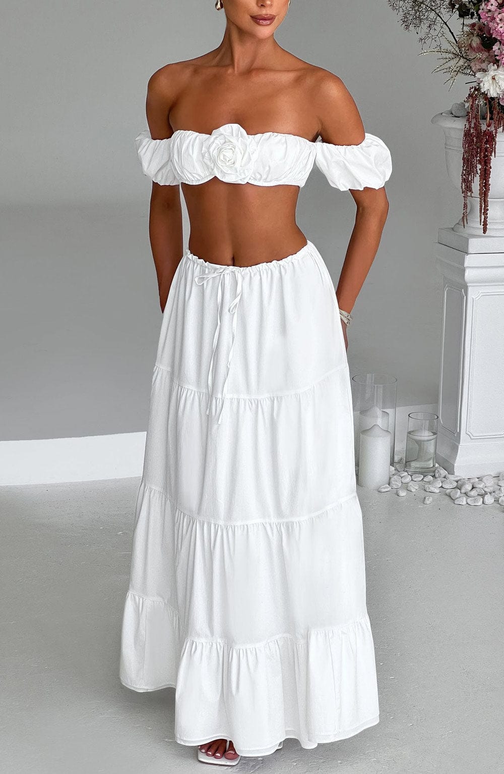 Carmen Top - Ivory - Napalia