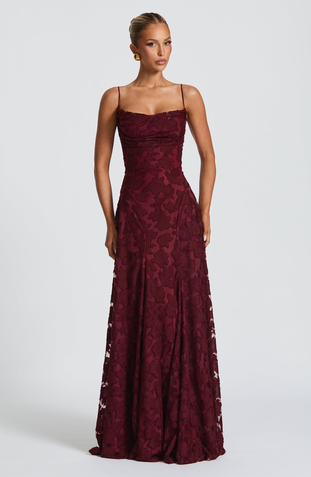 Francis Maxi Dress - Cherry Lacquer - Napalia