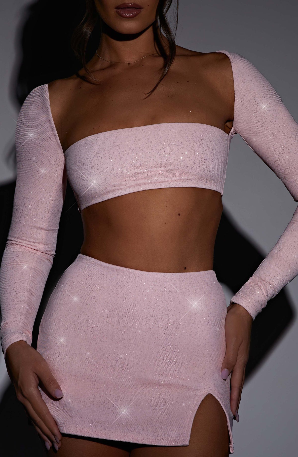 Lucianna Top - Pink Sparkle - Napalia