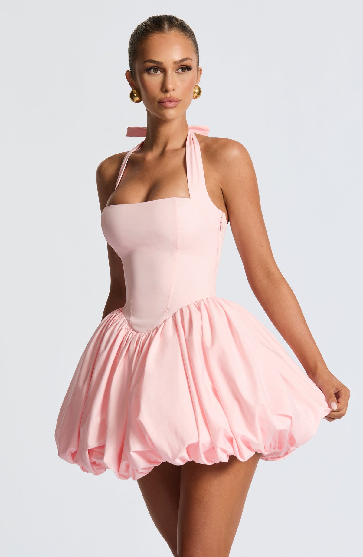 Maricia Mini Dress - Blush - Napalia