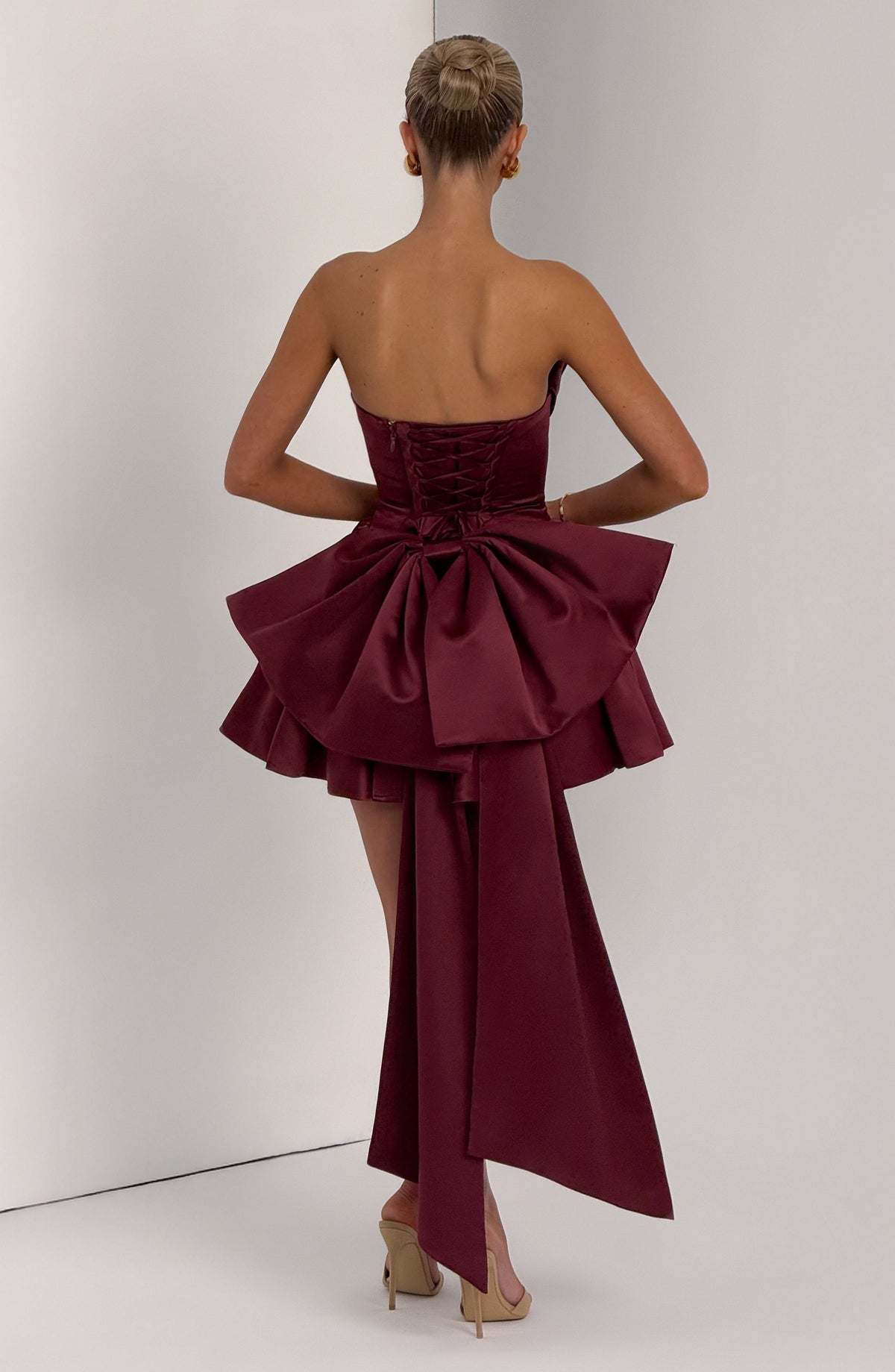 Trinity Mini Dress - Cherry Lacquer - Napalia